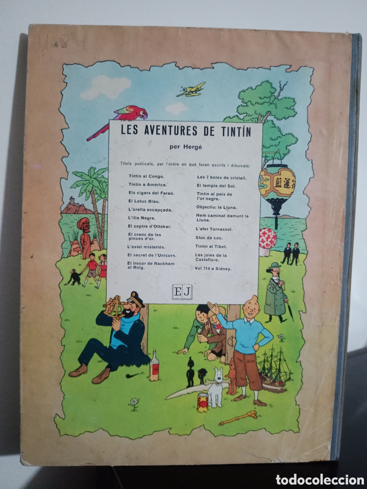 C&oacute;mics: TINTIN AL CONGO HERG&Eacute; 1A EDICI&Oacute; CATALA - Foto 6