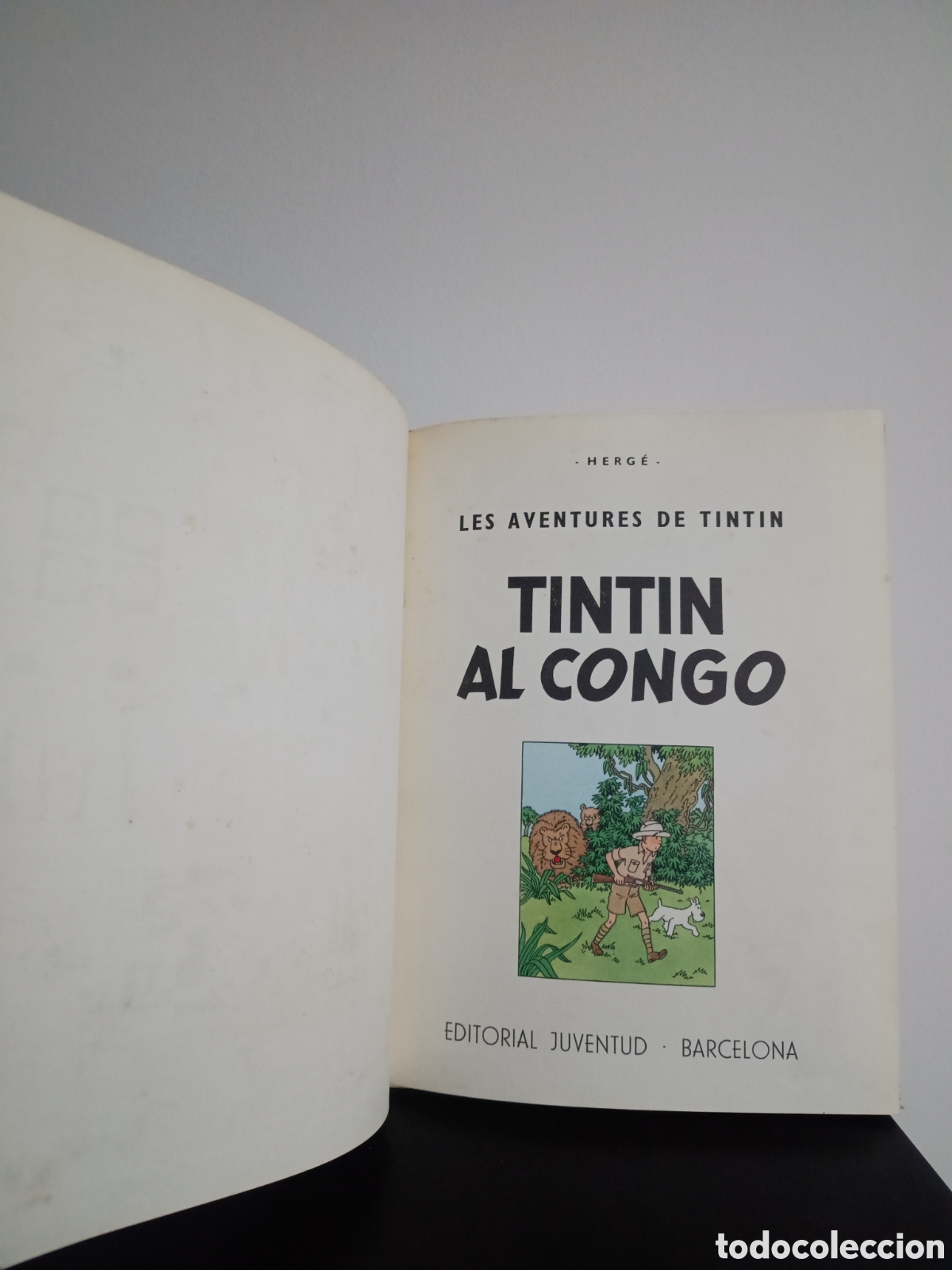 C&oacute;mics: TINTIN AL CONGO HERG&Eacute; 1A EDICI&Oacute; CATALA - Foto 9