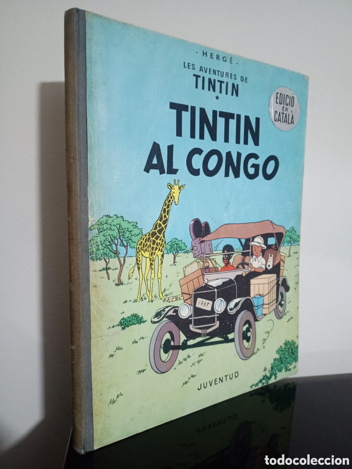 C&oacute;mics: TINTIN AL CONGO HERG&Eacute; 1A EDICI&Oacute; CATALA - Foto 1