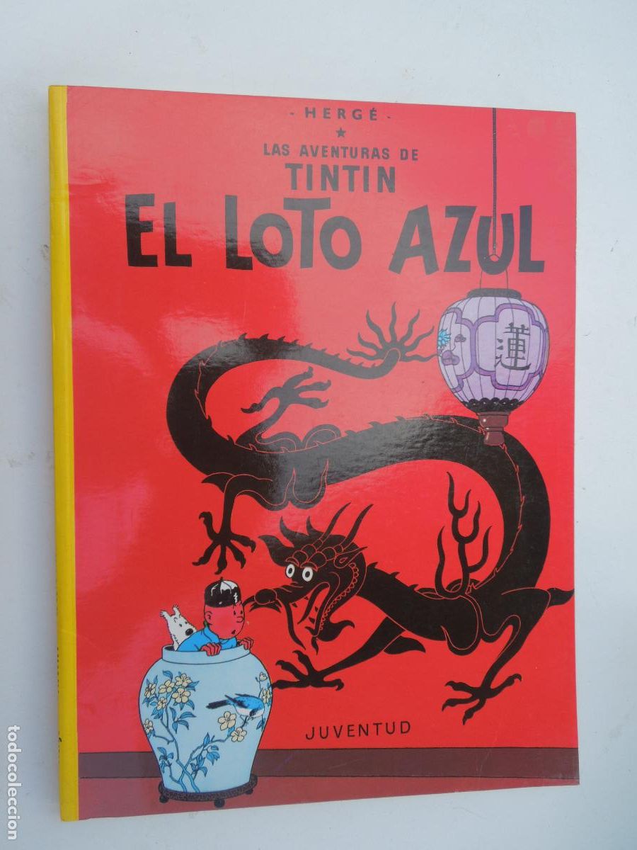 C&oacute;mics: LAS AVENTURAS DE TINTIN HERGE - EL LOTO AZUL -2003 - JUVENTUD PASTAS BLANDAS