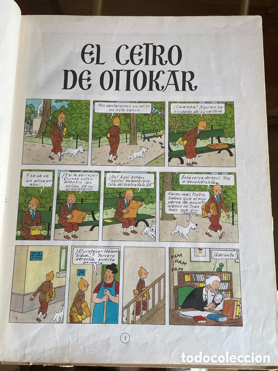 C&oacute;mics: TINTIN EL CETRO DE OTTOKAR 2a Edici&oacute;n 1964 - Foto 8