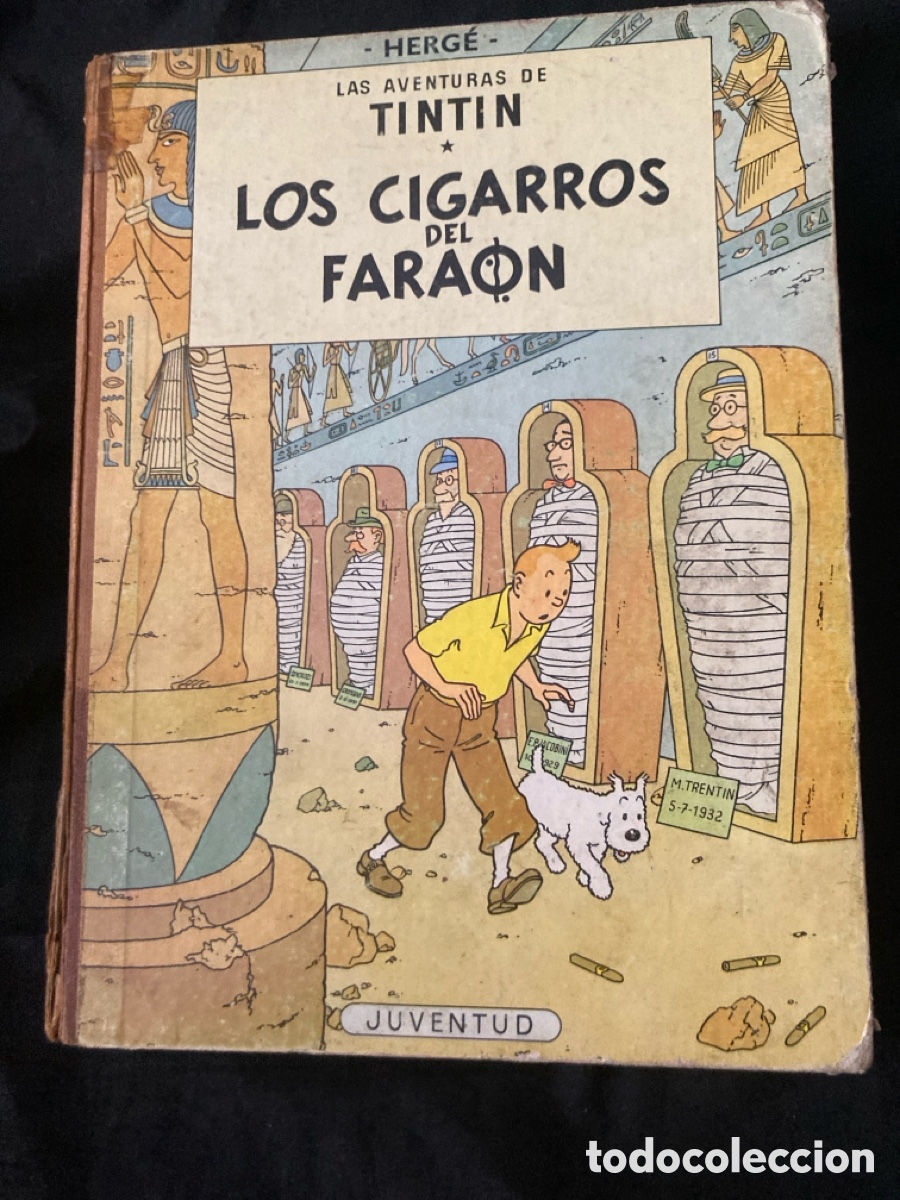 C&oacute;mics: Tintin los cigarros del Faron tercera edicion 1968