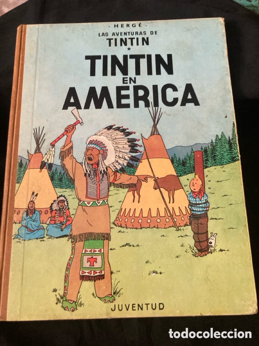 C&oacute;mics: Tintin en America tercera edicion