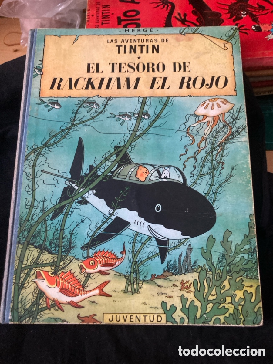 C&oacute;mics: Tintin el Tesoro de Rackam el rojo cuarta edicion