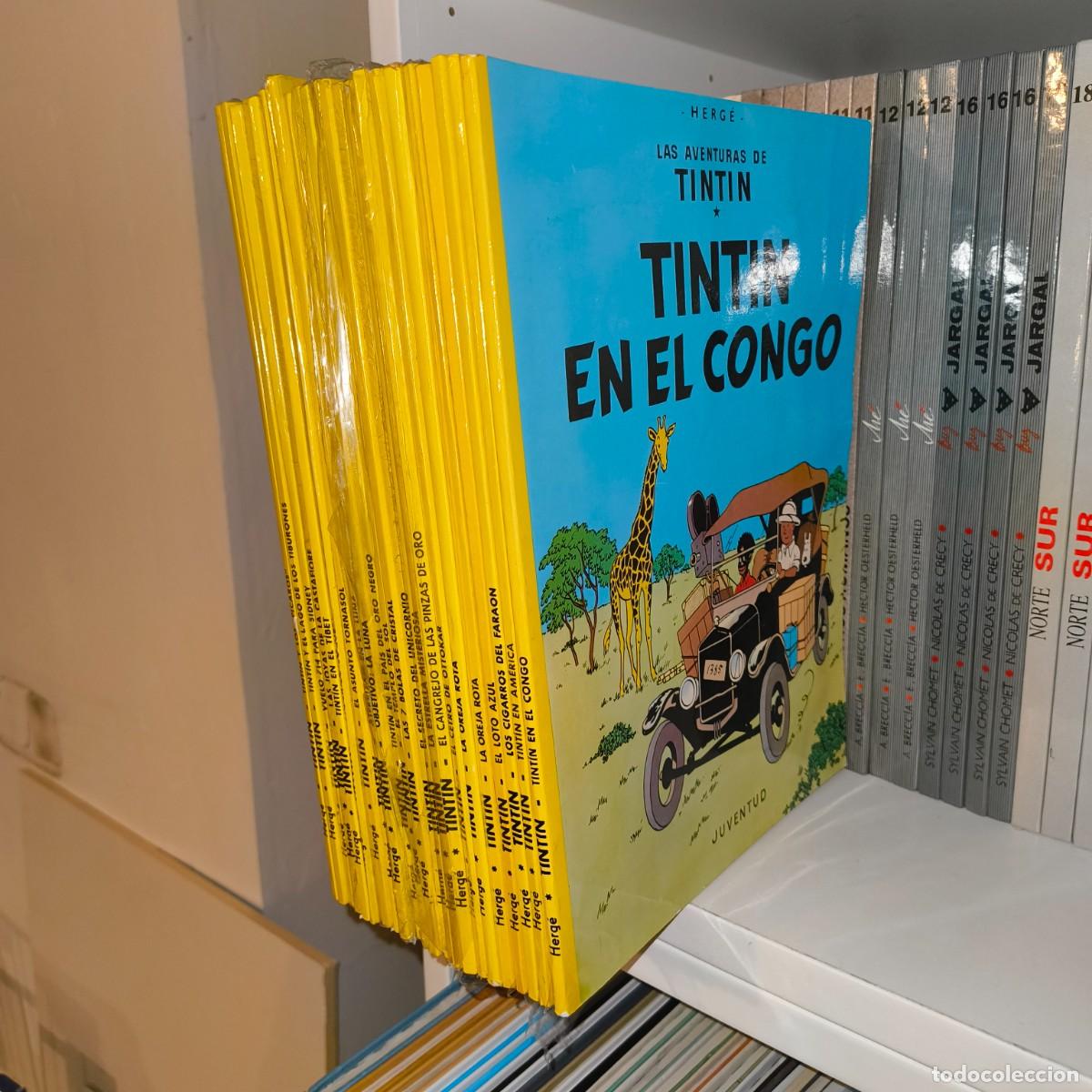 C&oacute;mics: Colecci&oacute;n Tint&iacute;n 22 tomos Editorial Juventud