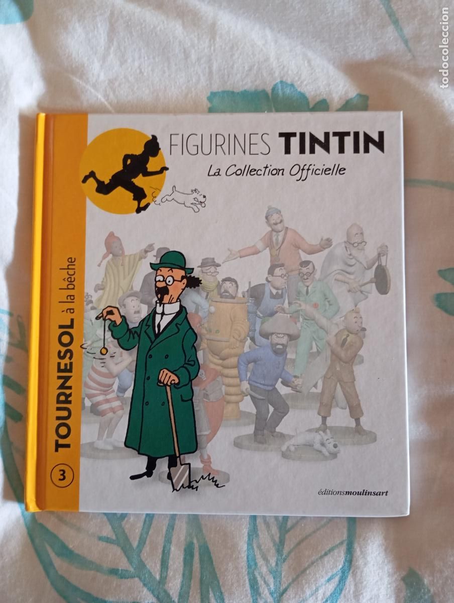 C&oacute;mics: FIGURINES TINTIN 3 TOURNESOL EDICIONES MOULINSART MUY BUEN ESTADO TAPA DURA