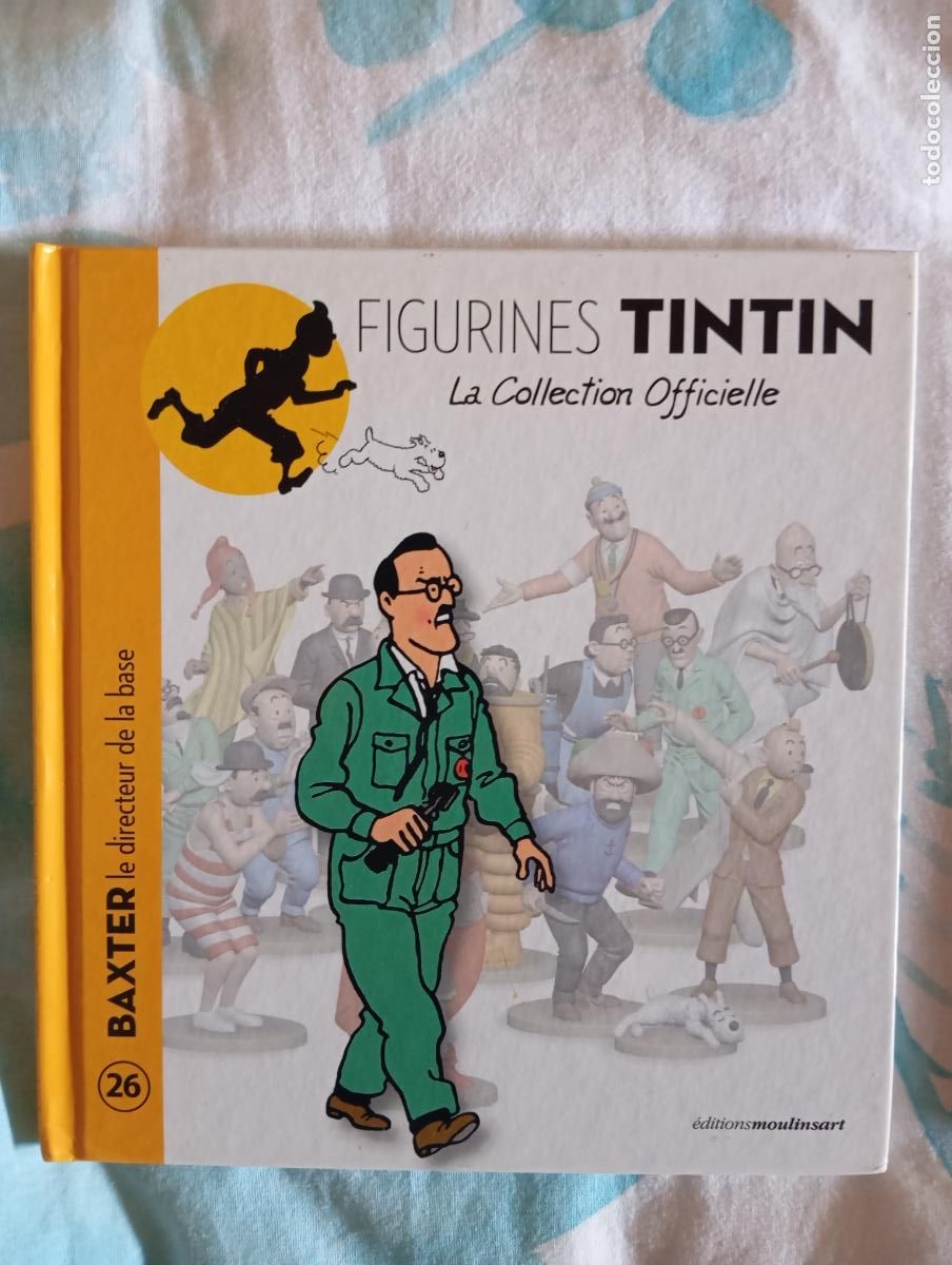 C&oacute;mics: FIGURINES TINTIN 26 BAXTER EDICIONES MOULINSART MUY BUEN ESTADO TAPA DURA