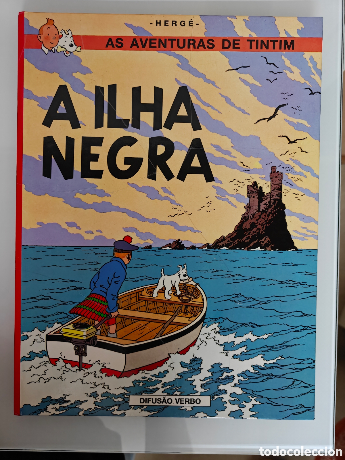 C&oacute;mics: TINTIN OTRAS LENGUAS Y DIALECTOS DIFUS&Atilde;O VERBO A ILHA NEGRA 1988 DIF&Iacute;CIL