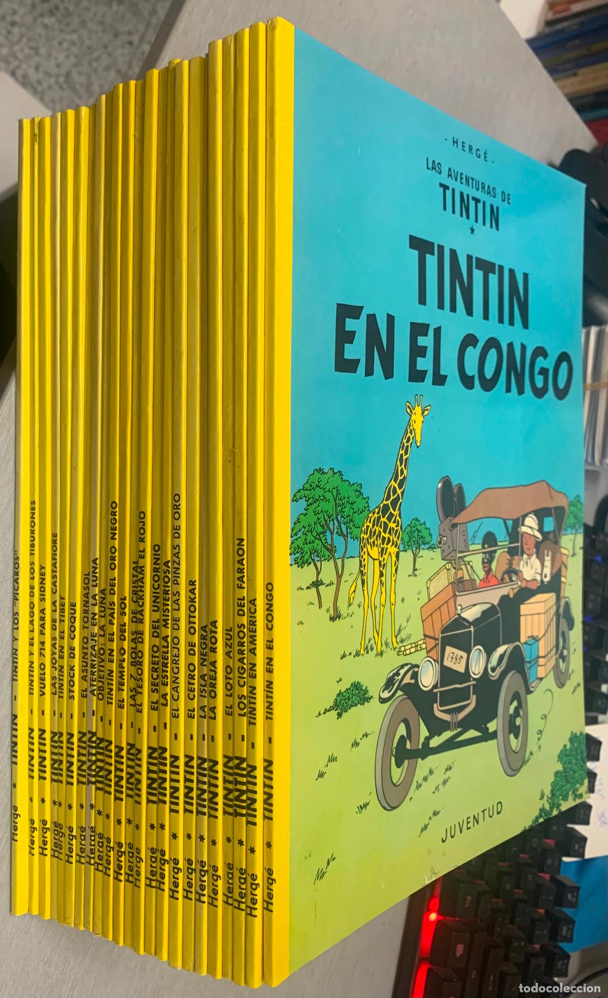 C&oacute;mics: LAS AVENTURAS DE TINT&Iacute;N / COMPLETA 23 TOMOS EN R&Uacute;STICA / HERG&Eacute; / ED. JUVENTUD 1996