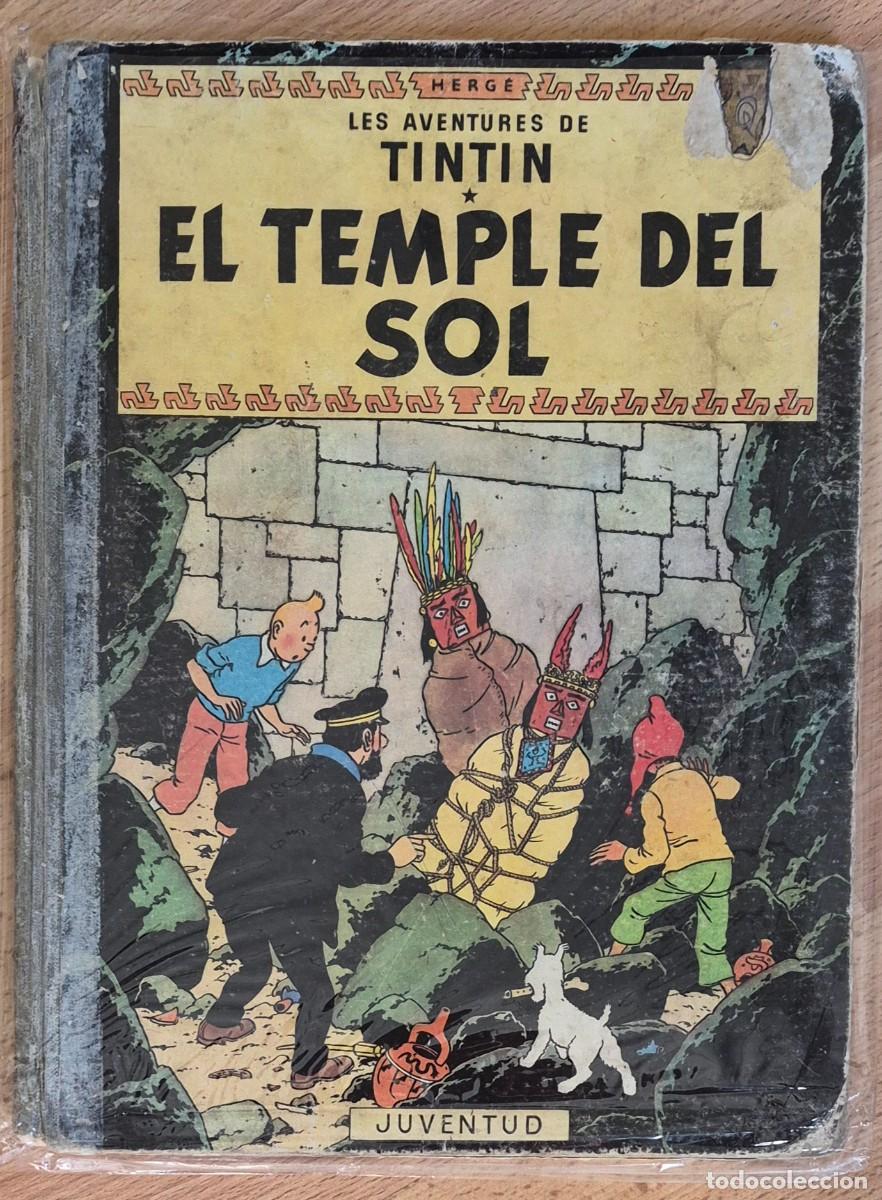 C&oacute;mics: HERGE - TINTIN - EL TEMPLE DEL SOL - JUVENTUD 1965 1A EDICIO - VEGEU CONTRAPORTADA I DESCRIPCIO