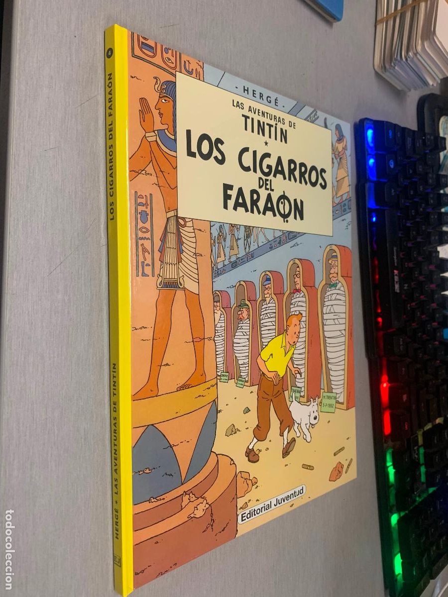 C&oacute;mics: LAS AVENTURAS DE TINT&Iacute;N 4: LOS CIGARROS DEL FARA&Oacute;N / HERG&Eacute; / EDITORIAL JUVENTUD 2011