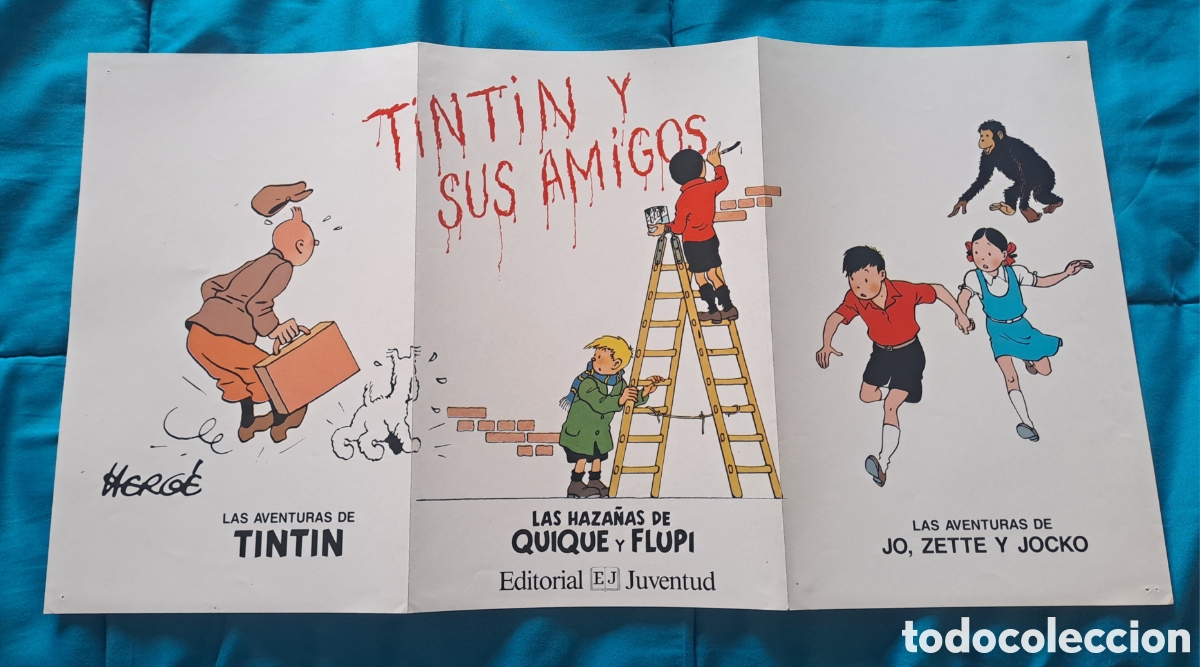 C&oacute;mics: Poster Tintin 60 Aniversario