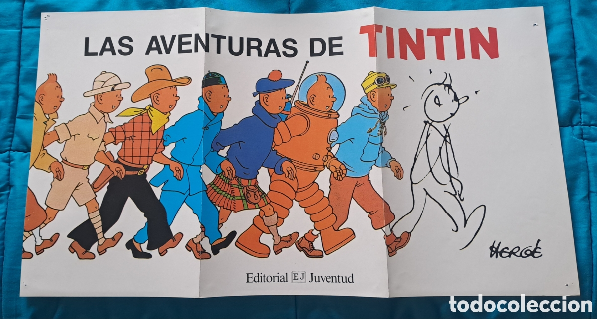 C&oacute;mics: Poster Tintin 60 Aniversario