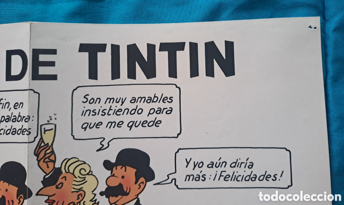 C&oacute;mics: Poster Tintin 60 Aniversario - Foto 3
