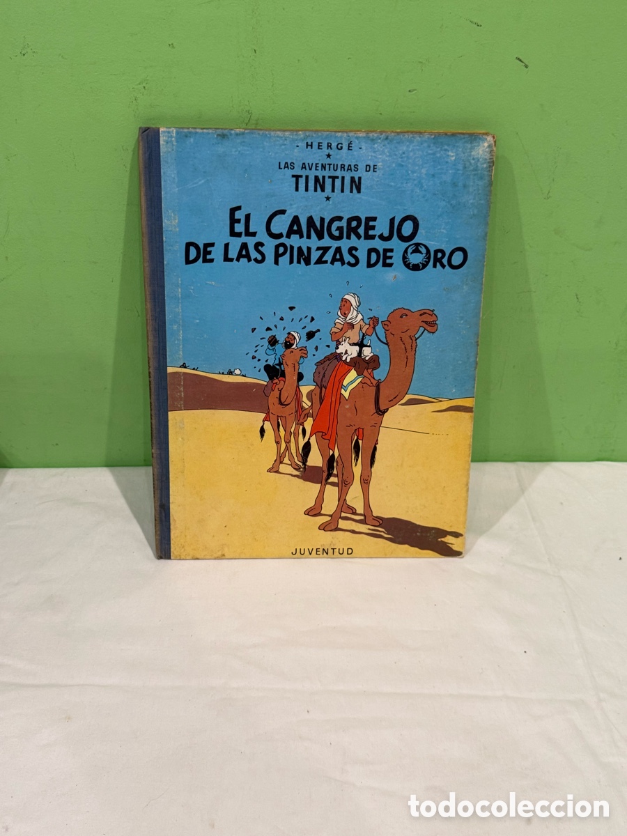 C&oacute;mics: Tint&iacute;n El Cangrejo de las Pinzas de Oro Herg&eacute; segunda edici&oacute;n 1966 Juventud c&oacute;mic antiguo colecci&oacute;n