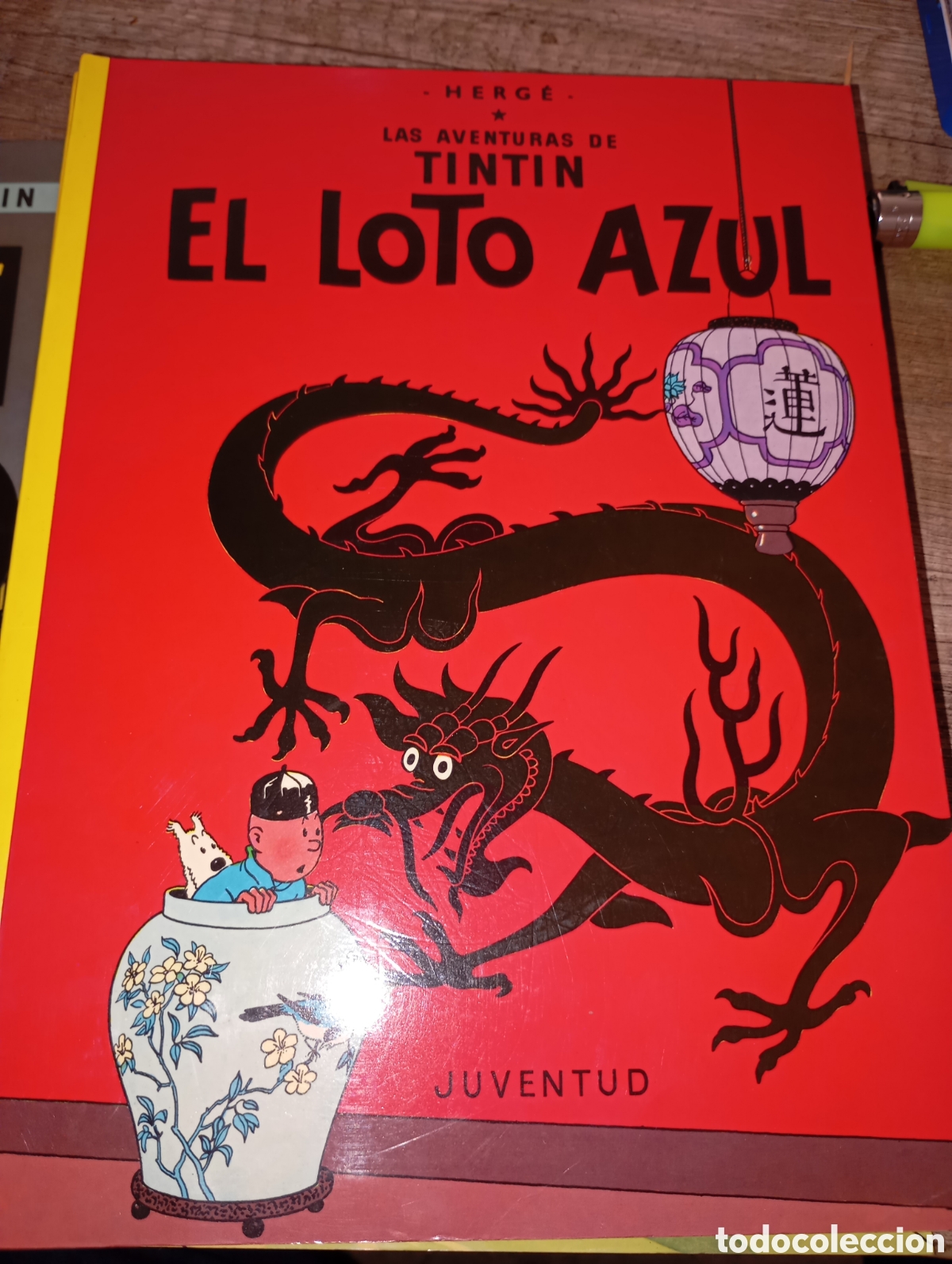 C&oacute;mics: Las aventuras de Tint&iacute;n. El loto azul. 1996