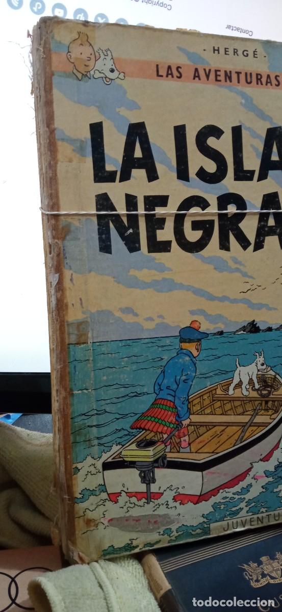 C&oacute;mics: LAS AVENTURAS DE TINTIN , LA ISLA NEGRA EDT , JUVENTUD