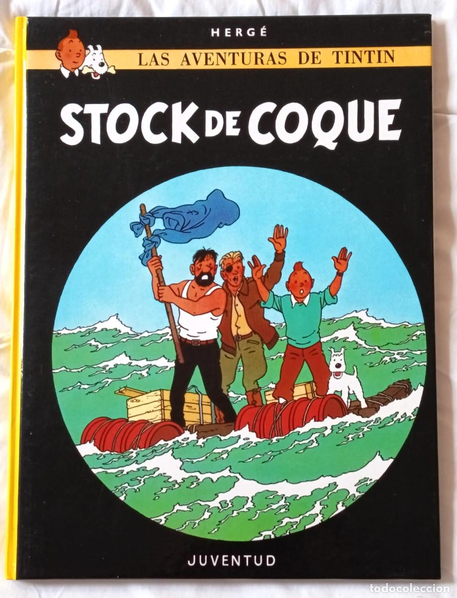 C&oacute;mics: Comic Tebeo Las aventuras de Tintin : Stock de Coque, Herg&eacute;, Editorial Juventud, 1990, Tapa dura
