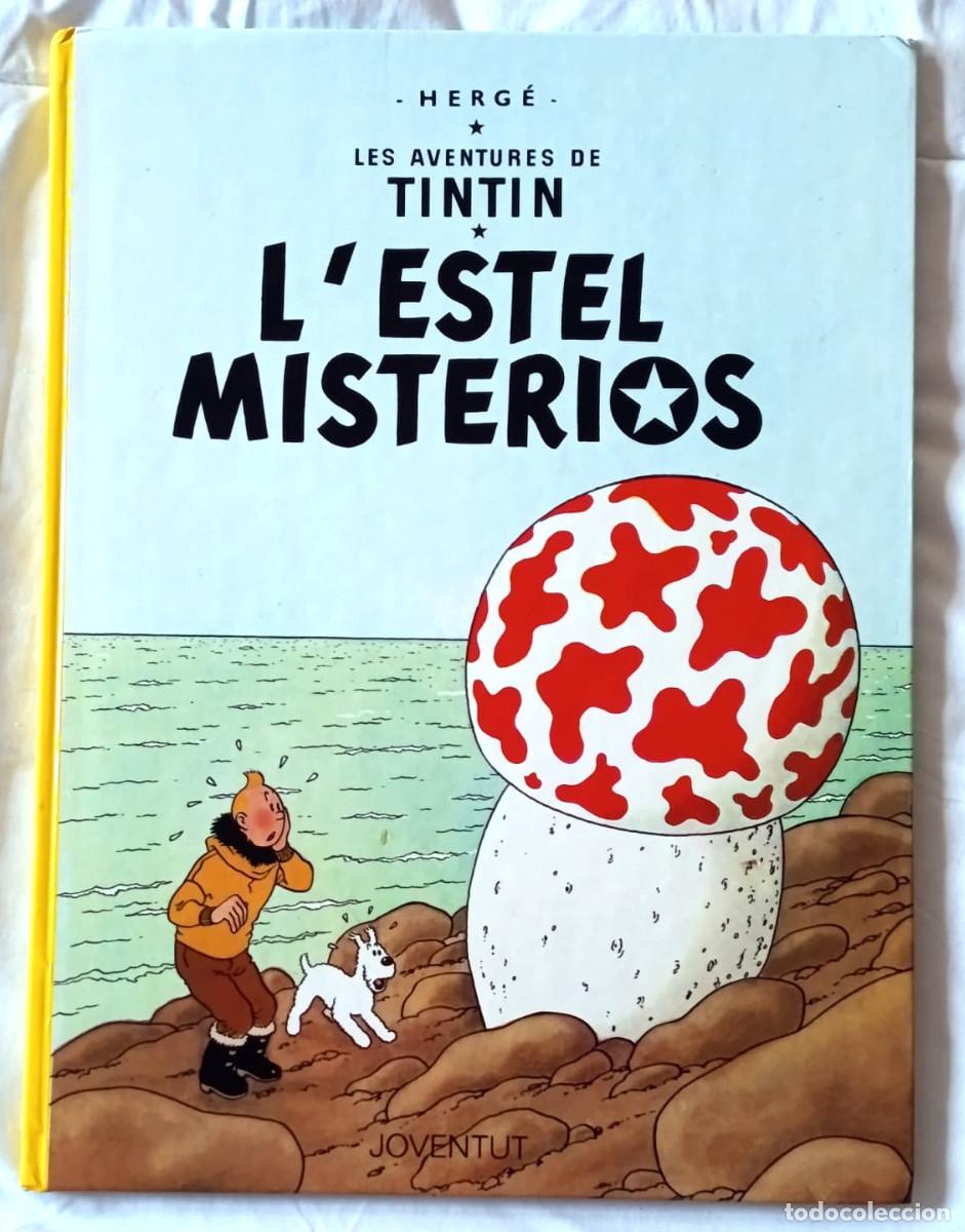 C&oacute;mics: Comic Tebeo Les aventures de Tintin: L'Estel Misterios, Herg&eacute;, Editorial Juventut, 1989, Tapa dura