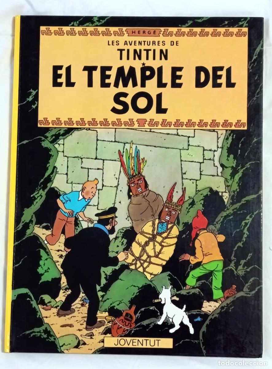 C&oacute;mics: Comic Tebeo Les aventures de Tintin: El temple del Sol, Herg&eacute;, Editorial Juventut, 1989, Tapa dura