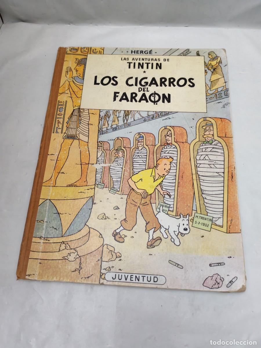 C&oacute;mics: TINT&Iacute;N: Los Cigarros del Fara&oacute;n (Primera edici&oacute;n 1964, tapa dura)