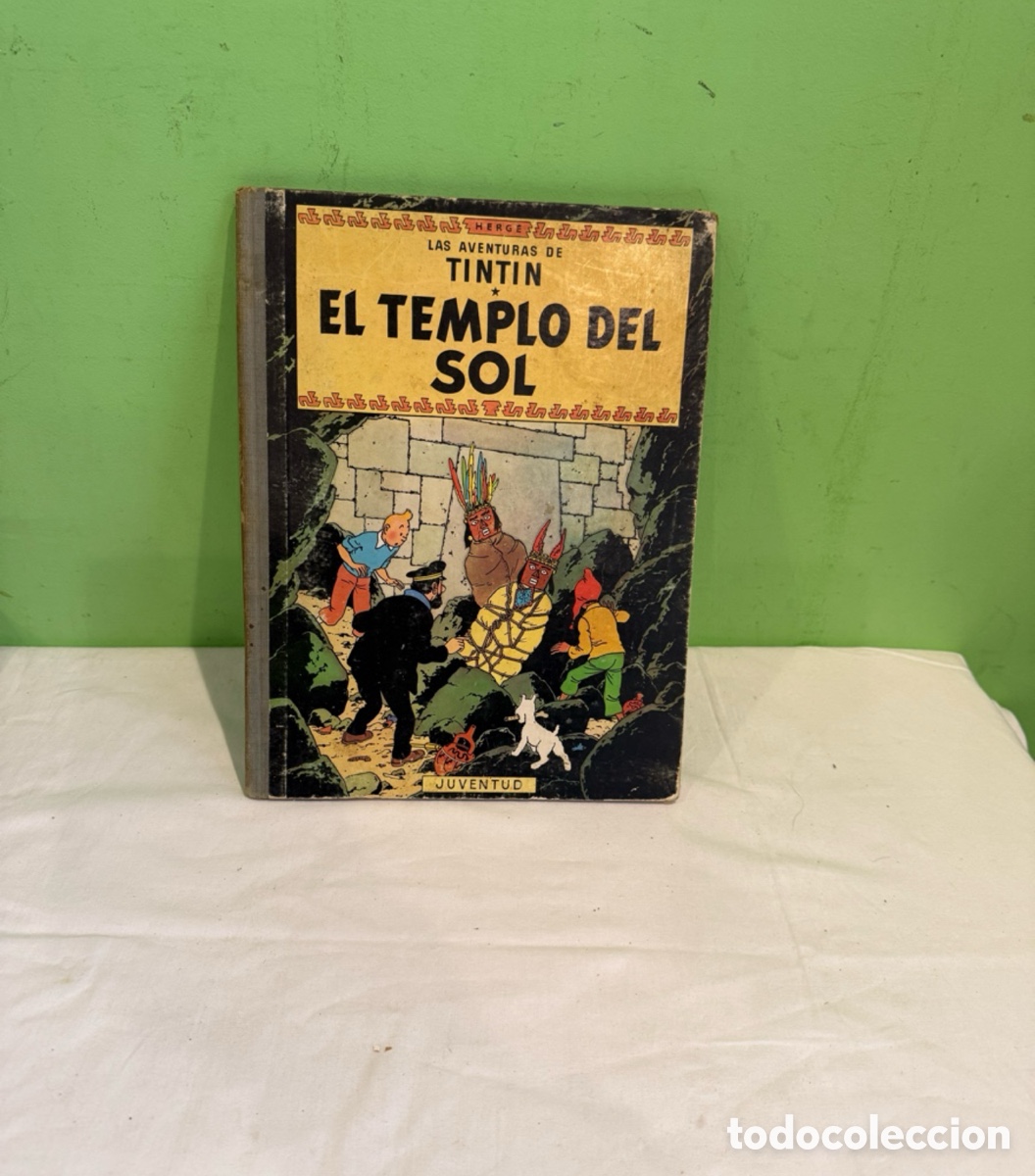 C&oacute;mics: Tint&iacute;n El Templo del Sol Herg&eacute; segunda edici&oacute;n 1961 castellano Juventud