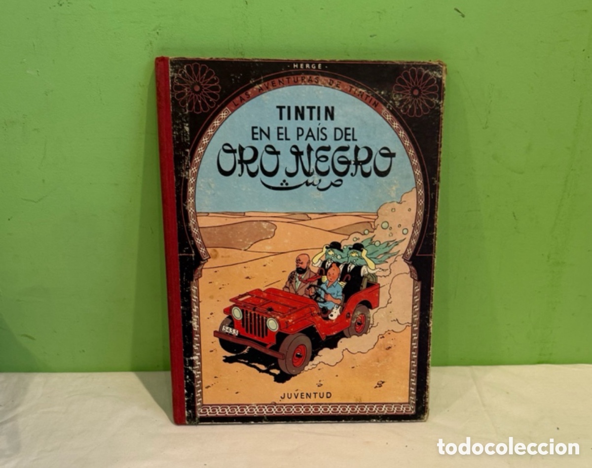 C&oacute;mics: Tint&iacute;n en el Pa&iacute;s del Oro Negro Herg&eacute; 4&ordf; edici&oacute;n 1970 Juventud castellano