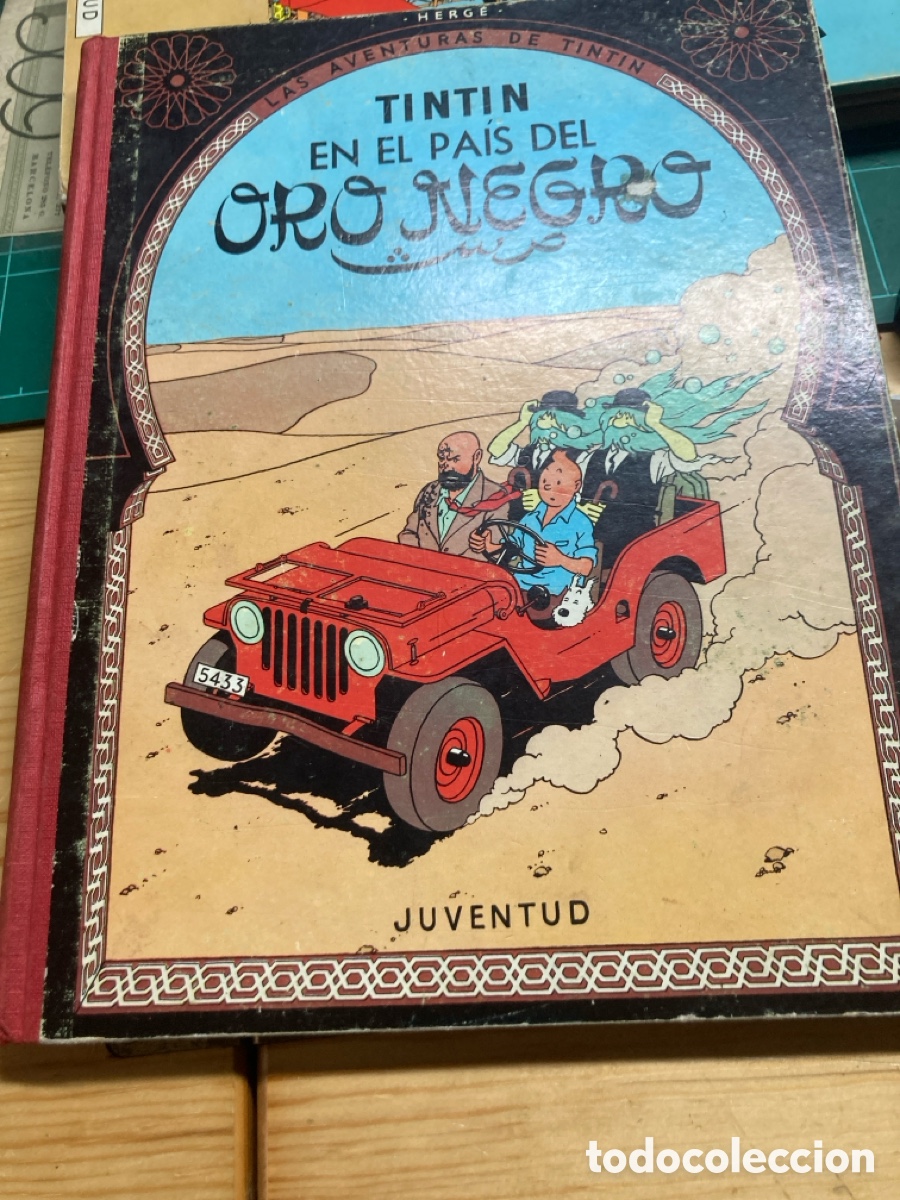 C&oacute;mics: Tintin en el pais del oro negro cuarta edicion