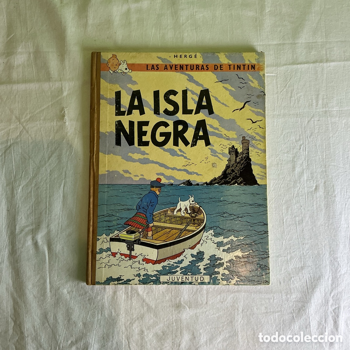 C&oacute;mics: Ejemplar Las aventuras de Tint&iacute;n La Isla Negra segunda edici&oacute;n 1967 Herg&eacute; Juventud