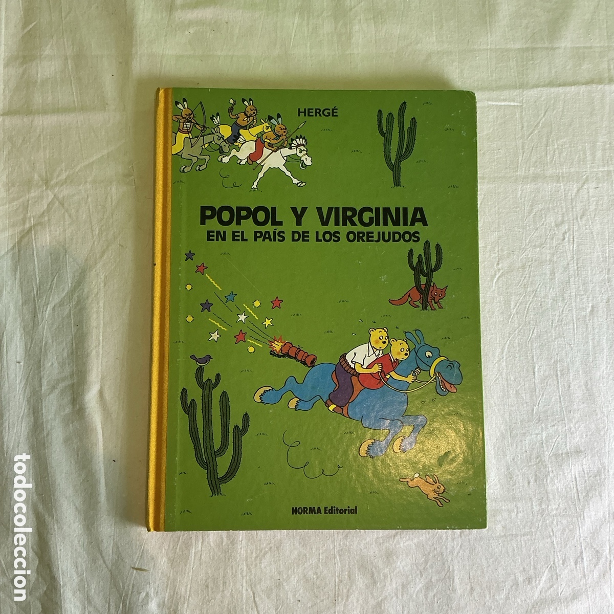 C&oacute;mics: Ejemplar Popol y Virginia en el pa&iacute;s de los orejudos Herg&eacute; primera edici&oacute;n 1992 Norma Editorial