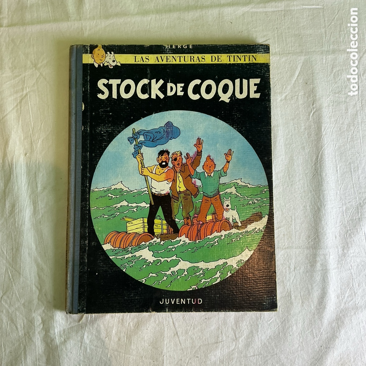 C&oacute;mics: Ejemplar Las aventuras de Tint&iacute;n Stock de Coque segunda edici&oacute;n 1965 Herg&eacute; Juventud