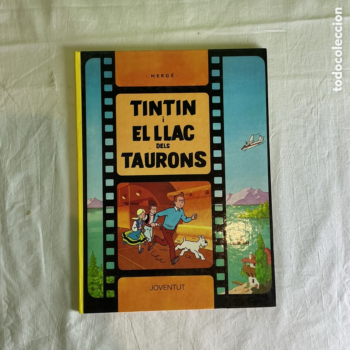 C&oacute;mics: Ejemplar Tint&iacute;n i el Llac dels Taurons en catal&agrave; novena edici&oacute; 1989 Herg&eacute; Juventut
