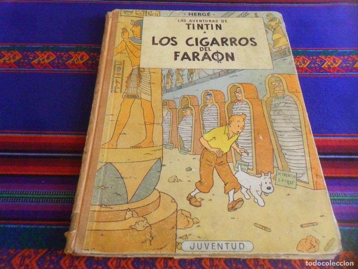 Comics: TINTIN VUELO 714 PARA SIDNEY 1&ordf; PRIMERA EDICI&Oacute;N 1969 JUVENTUD Y LOS CIGARROS DEL FARA&Oacute;N 4&ordf; ED 1972.