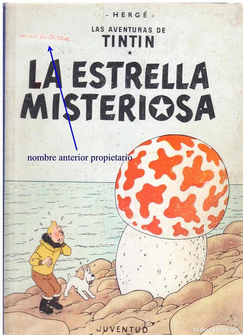 C&oacute;mics: TINTIN LA ESTRELLA MISTERIOSA, 1A PRIMERA EDICI&Oacute;N , EDITORIAL JUVENTUD, 1960