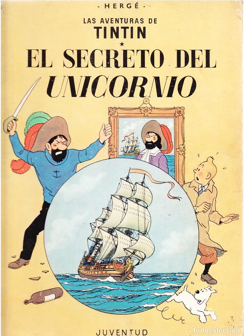 C&oacute;mics: TINTIN EL SECRETO DEL UNICORNIO, 2A SEGUNDA EDICI&Oacute;N , EDITORIAL JUVENTUD, 1964