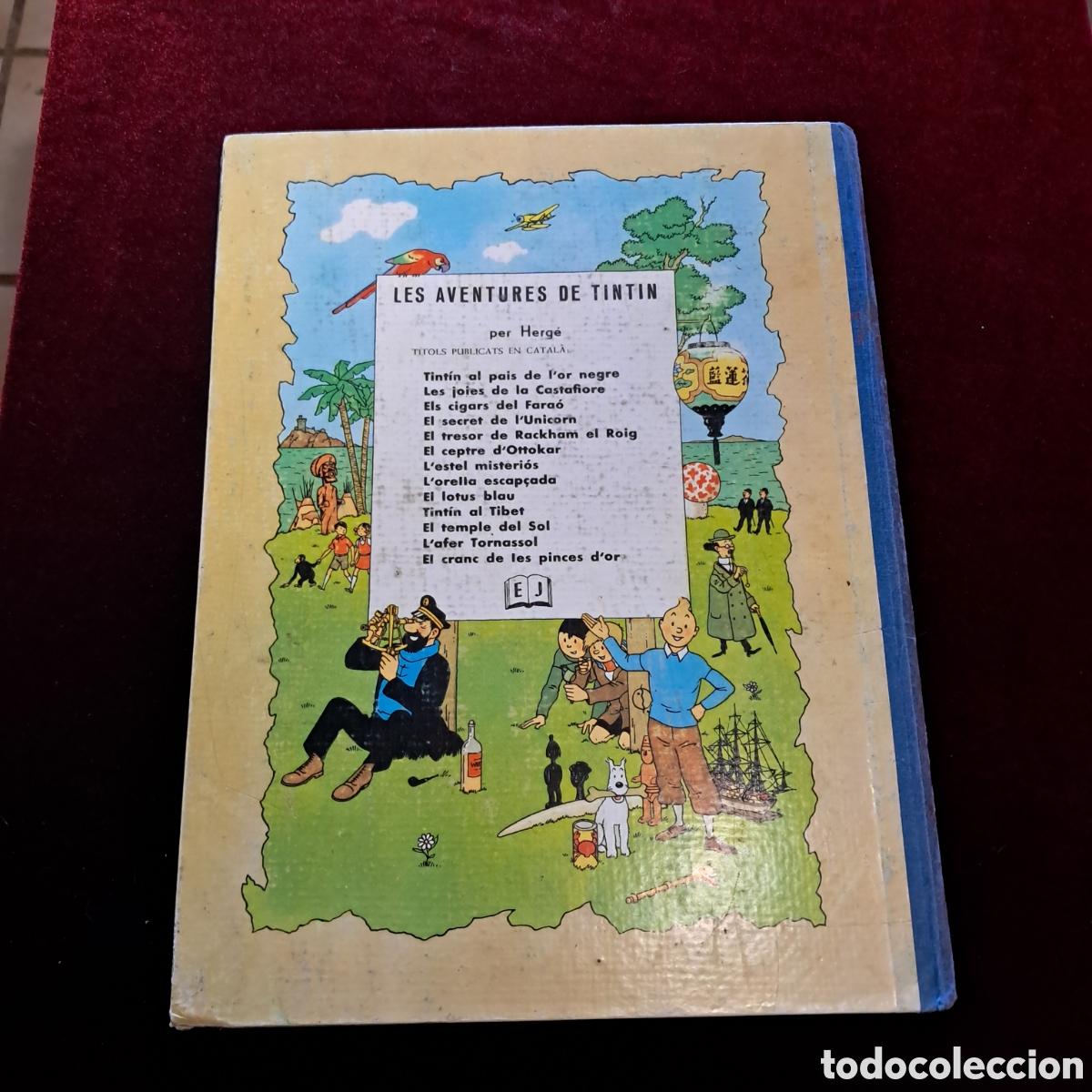 C&oacute;mics: OBJECTIU LA LLUNA. 1&ordf; ed. Herg&eacute;. Ed. Juventud 1968 - Foto 3