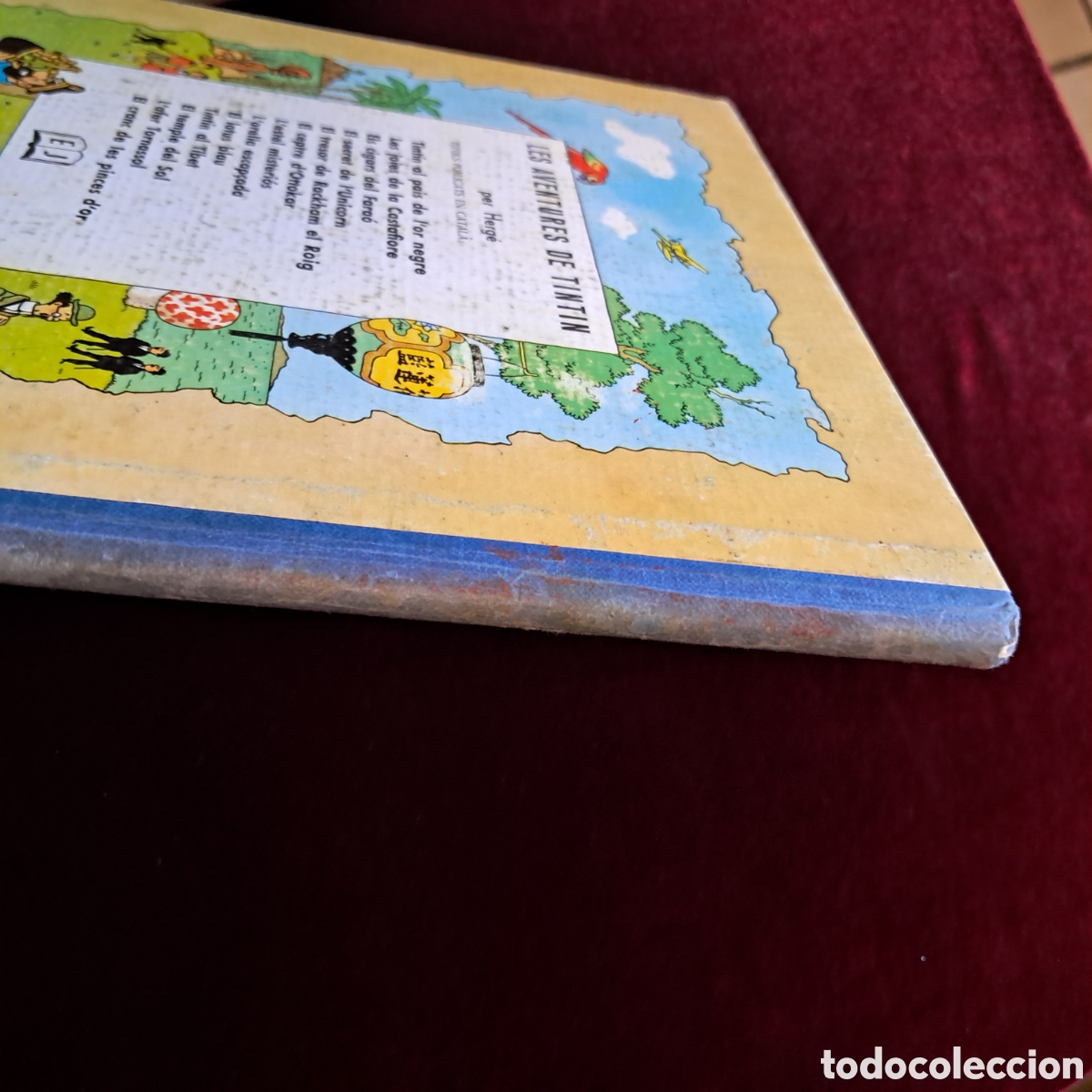 C&oacute;mics: OBJECTIU LA LLUNA. 1&ordf; ed. Herg&eacute;. Ed. Juventud 1968 - Foto 5