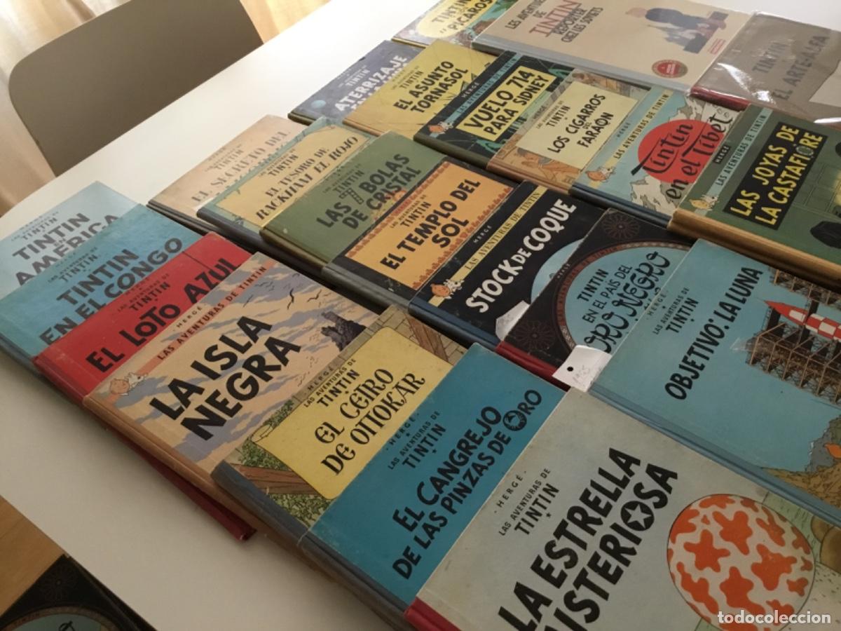 C&oacute;mics: Las aventuras de Tintin Herg&eacute; Colecci&oacute;n 24 &aacute;lbumes Primera Segunda Tercera Cuarta edici&oacute;n Juventude