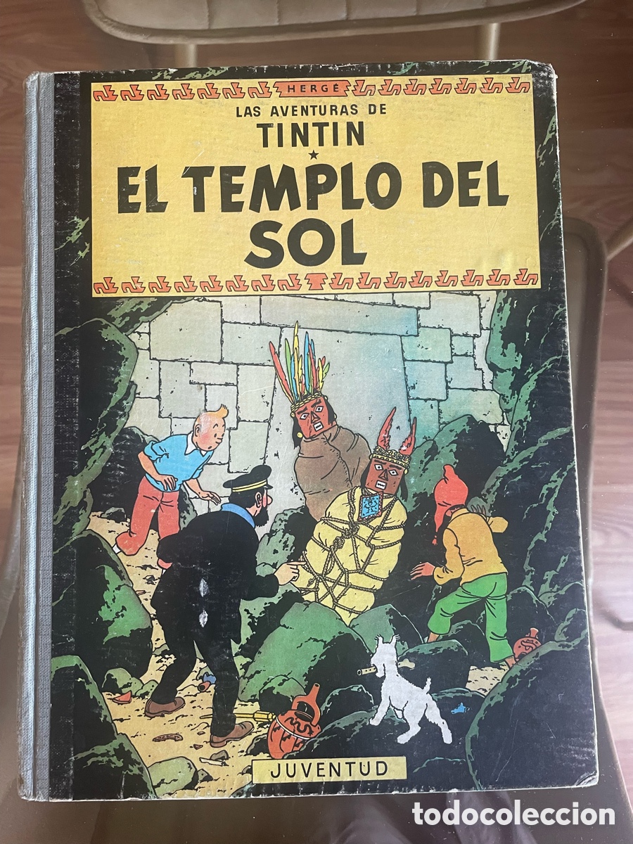 C&oacute;mics: TINTIN EL TEMPLO DEL SOL LOMO DE TELA SEGUNDA EDIC.