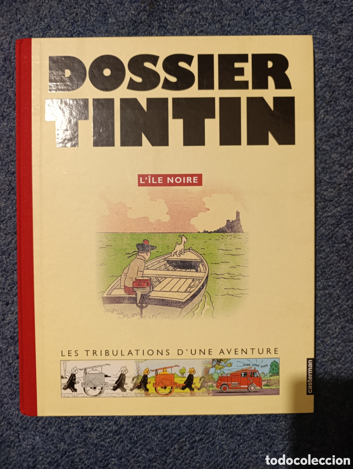 C&oacute;mics: DOSSIER TINTIN L&acute;ILE NOIRE - DOSSIER LA ISLA NEGRA - FRANCES - DESCATALOGADO - GRAN FORMATO