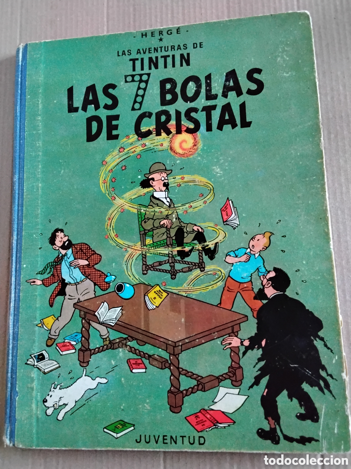 C&oacute;mics: LAS AVENTURAS DE TINTIN. LAS 7 BOLAS DE CRISTAL. HERG&Eacute;. 1&ordf; EDICI&Oacute;N 1961