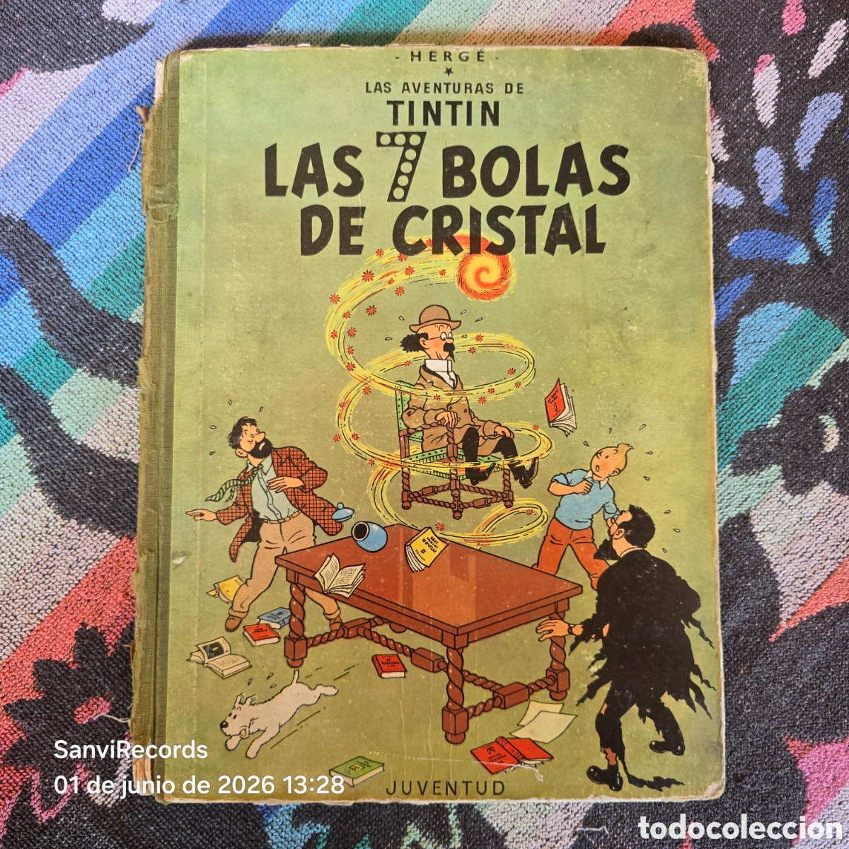 Fumetti: LAS AVENTURAS DE TINTIN: LAS 7 BOLAS DE CRISTAL (HERG&Eacute;) (JUVENTUD)
