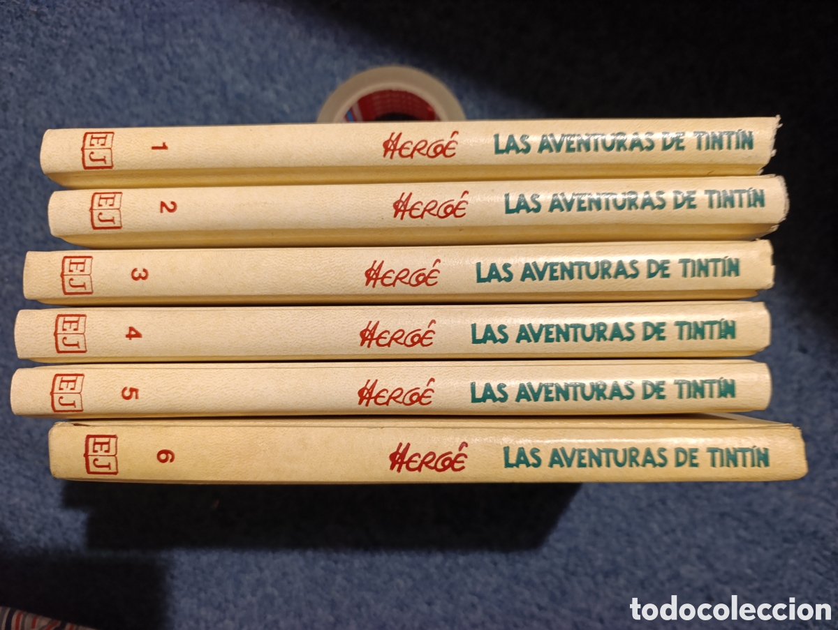 C&oacute;mics: TINTIN COLECCION COMPLETA 5 TOMOS JUVENTUD 1991 GUAFLEX