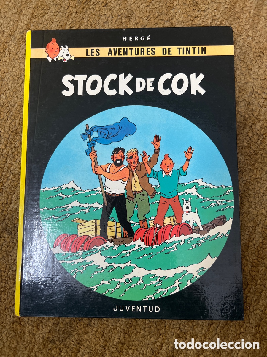 Fumetti: Tintin Stock de cok primera edicion en asturiano Bable 1988