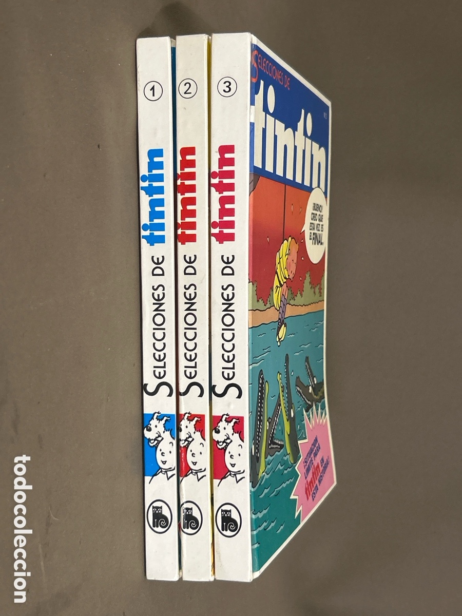 C&oacute;mics: SELECCIONES DE TINT&Iacute;N EDITORIAL BRUGUERA 3 TOMOS *VER FOTOS*