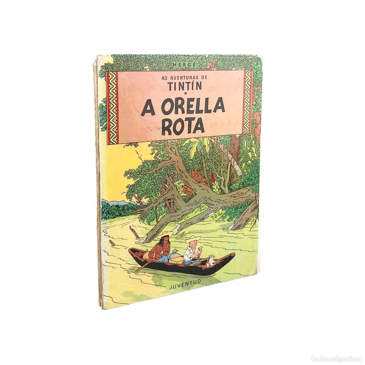 C&oacute;mics: As Aventuras de Tint&iacute;n, A Orella Rot, Herg&eacute;