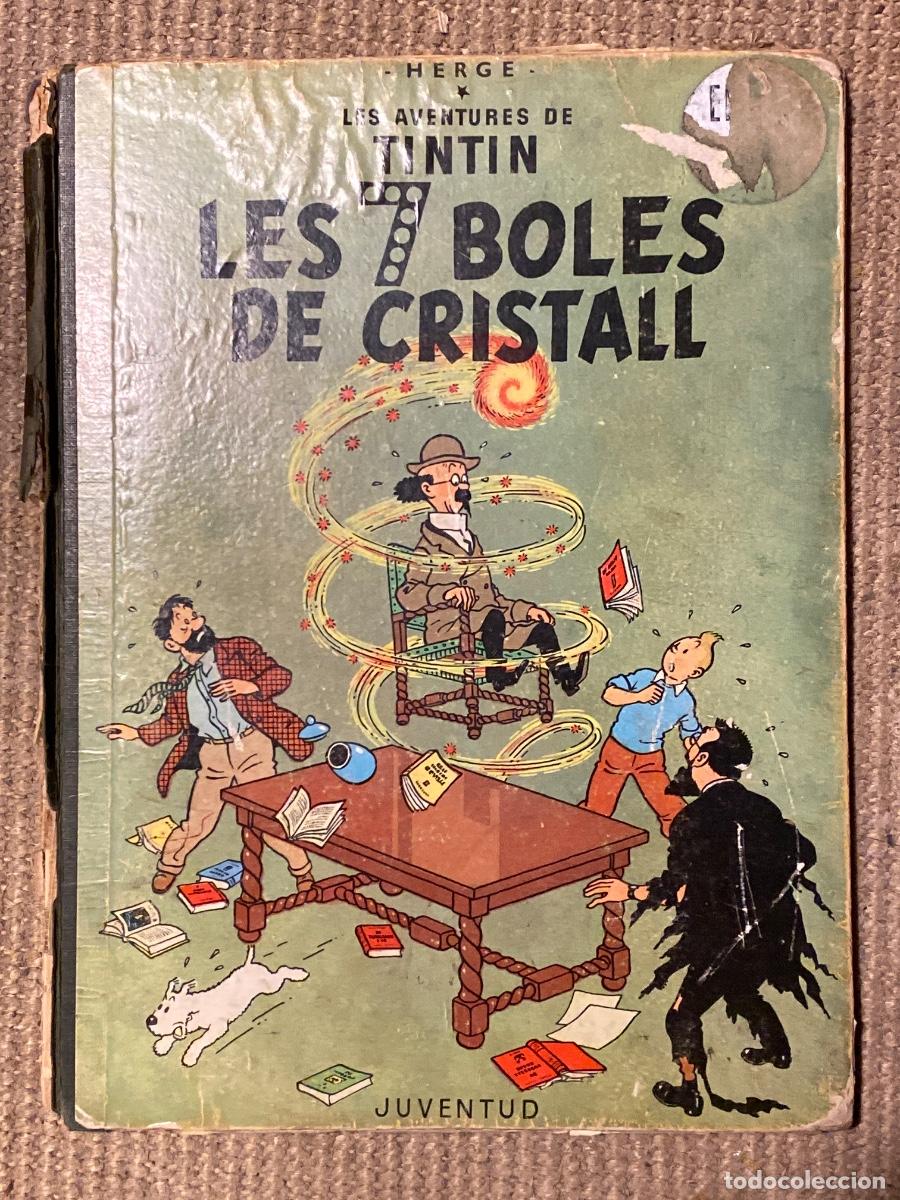 C&oacute;mics: LES AVENTURES DE TINTIN LES 7 BOLES HERGE JUVENTUD PRIMERA EDICIO 1967