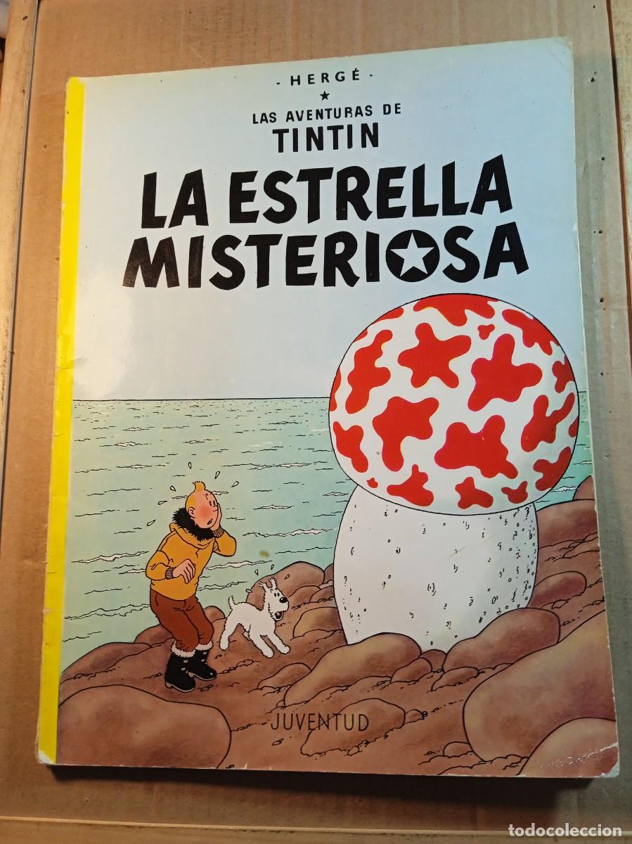 C&oacute;mics: COMIC DE TINTIN EN LA ESTRELLA MISTERIOSA DEL A&Ntilde;O 1985 TAPA BLANDA