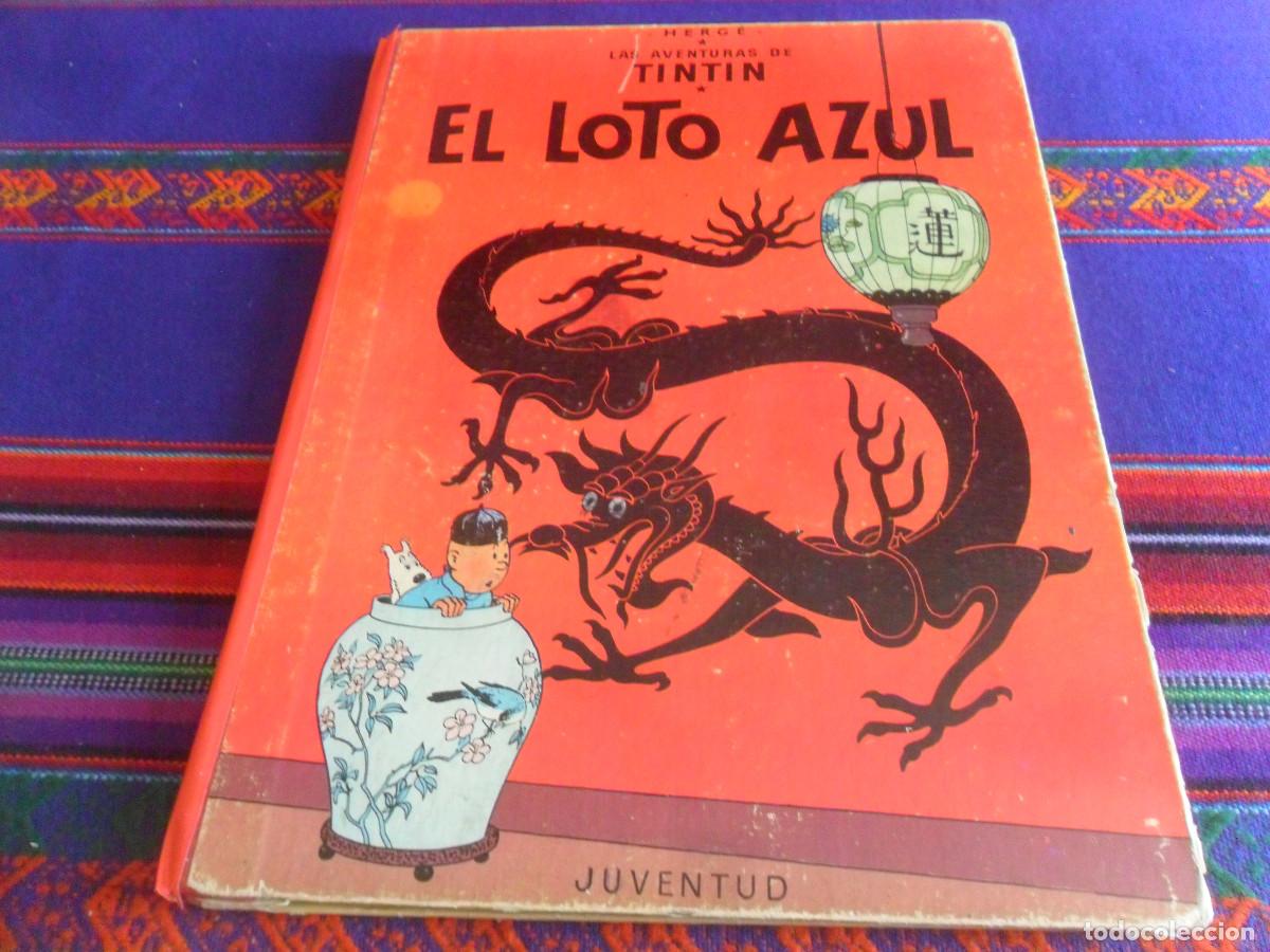 Fumetti: TINTIN LOS CIGARROS DEL FARA&Oacute;N Y EL LOTO AZUL IMPRENTA ROS&Eacute;S 1&ordf; PRIMERA EDICI&Oacute;N JUVENTUD 1964 1965