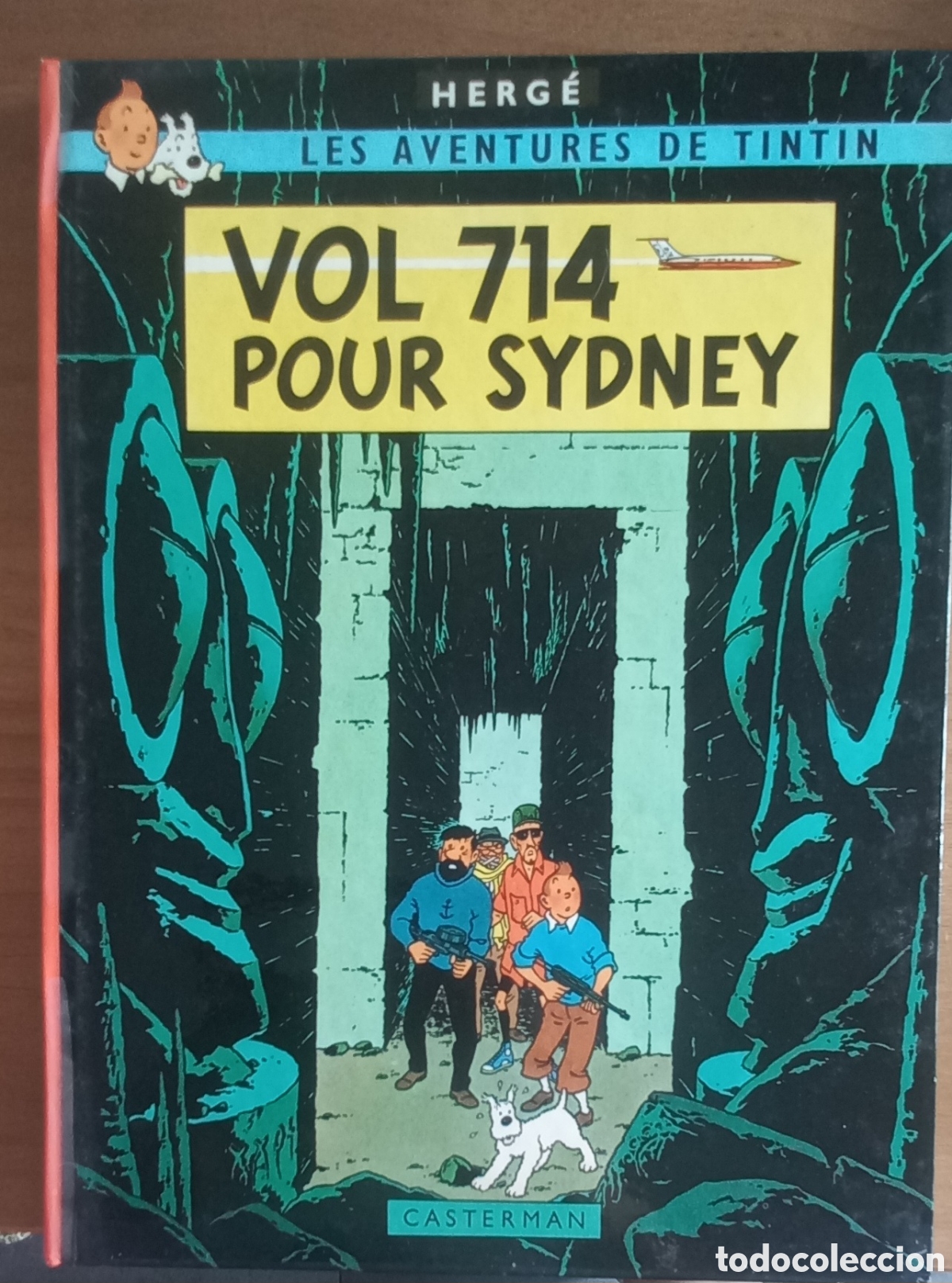 C&oacute;mics: LES AVENTURES DE TINTIN VOL 714 POUR SYDNEY. 1968 FRANC&Eacute;S CASTERMAN